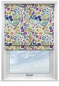 Field Flowers, Elderberry - Twist&Fit Roman Blind